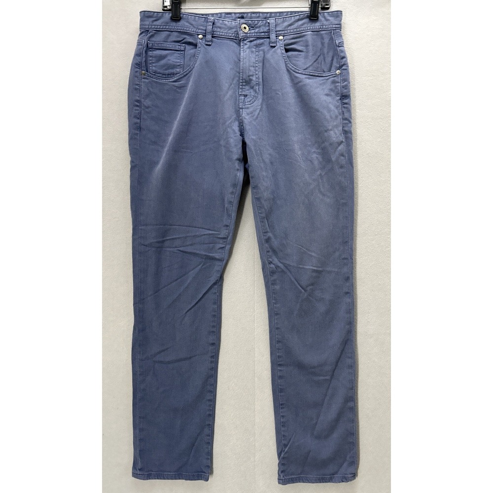 Johnnie-O Hugo Pants Chinos Jeans Mariner Blue Gray JMPA1470 Men 32x30 Straight